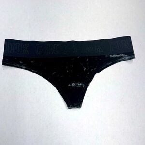 Pink Victoria secret, Suede front & Mesh back , Black thong